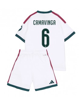 Real Madrid Eduardo Camavinga #6 Replika Hemmakläder Barn 2026-27 Kortärmad (+ byxor)